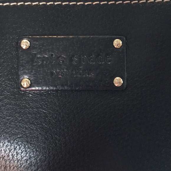 Black leather Y2K Kate Spade shoulder bag - Picture 2 of 6